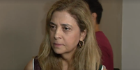 Leila Pereira após reunião entre clubes brasileiros  Foto: Reprodução