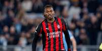 Rafael Leão (Milan) durante jogo contra a Lazio, no dia 15.03.2026. Foto: Giuseppe Maffia / Alamy
