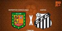 Deportivo Cuenca tenta surpreender Santos em sua estreia na Sula - Foto: Reprodu&ccedil;&atilde;o/X / Jogada10