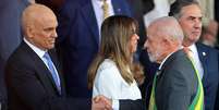 Moraes e Lula no desfile de Sete de Setembro de 2024  Foto: Wilton Junior/Estadão / Estadão