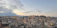 Vista a&eacute;rea de Matera, no sul da It&aacute;lia Foto: ANSA / Ansa - Brasil