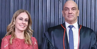 Viviane Barci de Moraes e Alexandre de Moraes  Foto: Divulgação/STF