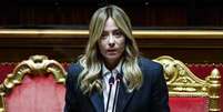 Giorgia Meloni em audi&ecirc;ncia no Parlamento da It&aacute;lia  Foto: ANSA / Ansa - Brasil