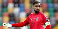Gianluigi Donnarumma ap&oacute;s a elimina&ccedil;&atilde;o da It&aacute;lia - Foto: Getty Images/Getty Images / Jogada10