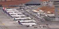 Pane Tecnica em Congonhas Voos em Congonhas e em Guarulhos s&atilde;o retomados ap&oacute;s falha geral no controle de tr&aacute;fego a&eacute;reo em SP  Foto: Reprodu&ccedil;&atilde;o/TV Globo / Estad&atilde;o