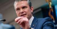 Pete Hegseth afirmou que os EUA obtiveram 'vit&oacute;ria militar com V mai&uacute;sculo'  Foto: Getty Images / BBC News Brasil