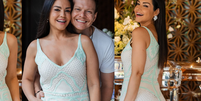 Aos 42 anos, Tha&iacute;s Fersoza elege vestido artesanal de R$ 6 mil em anivers&aacute;rio intimista e ganha declara&ccedil;&atilde;o de Michel Tel&oacute;: 'Ela &eacute; a rainha da casa'. Foto: Reprodu&ccedil;&atilde;o/Instagram / Purepeople