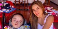 Noah e sua m&atilde;e, Bruna Massa  Foto: Reprodu&ccedil;&atilde;o | Instagram