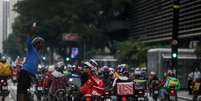 Protesto de motociclistas no m&ecirc;s passado.  Foto: Felipe Rau/Estad&atilde;o - 25/03/2026 / Estad&atilde;o