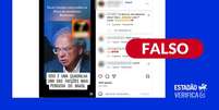 V&iacute;deo de uma entrevista de Paulo Guedes foi manipulado com intelig&ecirc;ncia artificial. Foto: Reprodu&ccedil;&atilde;o/Instagram / Estad&atilde;o