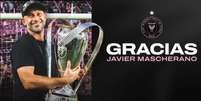 O t&eacute;cnico Javier Mascherano deixou o Inter Miami  Foto: Divulga&ccedil;&atilde;o/Inter Miami