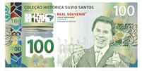 C&eacute;dula colecion&aacute;vel em homenagem a Silvio Santos  Foto: Reprodu&ccedil;&atilde;o