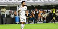 Gabigol em partida contra o Recoleta  Foto:  JOTA ERRE/AGIF - AG&Ecirc;NCIA DE FOTOGRAFIA/AGIF - AG&Ecirc;NCIA DE FOTOGRAFIA/ESTAD&Atilde;O CONTE&Uacute;DO