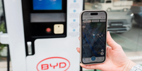 Carregador rápido BYD  Foto: Divulgação