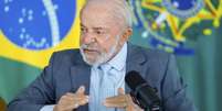 O presidente Luiz In&aacute;cio Lula da Silva (PT) nesta ter&ccedil;a-feira, 14/4/2026  Foto: Ricardo Stuckert / PR