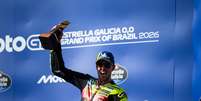 Diggia ficou em terceiro lugar no GP do Brasil ap&oacute;s cravar pole em Goi&acirc;nia. Foto: VR46. / Reprodu&ccedil;&atilde;o