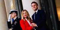 Macron recebe Meloni para c&uacute;pula sobre Estreito de Ormuz em Paris  Foto: ANSA / Ansa - Brasil