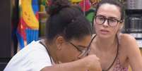 Ana Paula coloca Milena contra a parede por causa da Prova do Finalista  Foto: Reprodu&ccedil;&atilde;o/Globo / Contigo