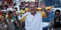 Oscar Schmidt participa do revezamento da tocha olímpico dos Jogos Rio 2016 em Natal
4 de junho de 2016
Marcos de Paula/Cortesia da Rio2016/Divulgação via Reuters  Foto: Reuters