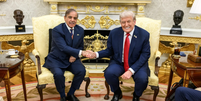 Shehbaz Sharif, primeiro-ministro do Paquist&atilde;o e Donald Trump  Foto: White House