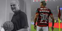 Oscar Schimidt recebr&aacute; homenagem em campo do Flamengo (Fotos: Rede social e Marcelo Cortes / Flamengo)  Foto: Esporte News Mundo