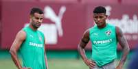 Com os desfalques para a partida Alisson e Hercules devem formar dupla no meio de campo  Foto: Marcelo Gon&ccedil;alves / Fluminense FC / Esporte News Mundo