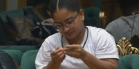 Milena guardou objeto que Gloria Groove esqueceu no BBB  Foto: Reprodu&ccedil;&atilde;o/Globo