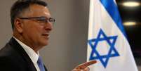 O ministro das Rela&ccedil;&otilde;es Exteriores de Israel, Gideon Saar.  Foto: REUTERS - Bernadett Szabo / RFI