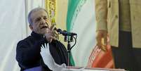 O presidente do Ir&atilde;, Masoud Pezeshkian Foto: ANSA / Ansa - Brasil