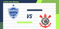 Barra x Corinthians: Foto: ARTE/ENM / Esporte News Mundo