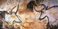 Parte da Sala dos Touros, uma das galerias mais importantes das Cavernas Lascaux Foto: Wikicommons