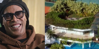 Cinco suítes, campo de futebol e muito mais: Ronaldinho Gaúcho ofereceu R$ 20 milhões por esta mansão, mas dono preferiu transformá-la em cenário de uma novela histórica. Foto: Divulgação, Netflix | Reprodução, Facebook / Purepeople