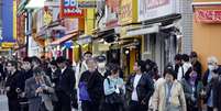 Movimenta&ccedil;&atilde;o em rua no centro de T&oacute;quio, capital do Jap&atilde;o  Foto: ANSA / Ansa - Brasil