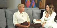 Xuxa conversa com Ana Paula Renault no Fant&aacute;stico  Foto: Reprodu&ccedil;&atilde;o
