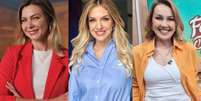 Leticia Datena, Janice de Castro e Paula Guimar&atilde;es: novidades na tela do SBT, Gazeta e TV Aparecida  Foto: Divulga&ccedil;&atilde;o/Reprodu&ccedil;&atilde;o