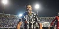 Atacante Hulk comemora gol pelo Atl&eacute;tico   Foto: Pedro Sousa/Atl&eacute;tico-MG