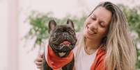 Oreo foi o primeiro cachorro da família e com quem começou o perfil no Instagram Foto: Arquivo Pessoal