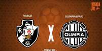 Foto: Jogada10 - Legenda: Vasco joga contra o Olimpia pela Sul-Americana / Jogada10