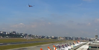 Aeronaves ficam separadas por 22 metros em Congonhas  Foto: Reprodu&ccedil;&atilde;o