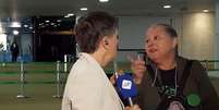 A jornalista Helo&iacute;sa Villela n&atilde;o ficou calada diante da intromiss&atilde;o da mulher  Foto: Reprodu&ccedil;&atilde;o