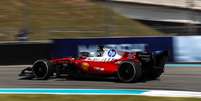 Charles Leclerc no TL para o GP de Miami Foto: Ferrari / Divulgação