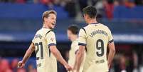 Osasuna e Barcelona fazem jogo equilibrado em Pamplona.&nbsp; Mas, no fim, deu Bar&ccedil;a: 2 a 1&nbsp; &nbsp; Foto: Divulga&ccedil;&atilde;o / CA Osasuna / Jogada10