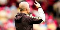 Adriano Fontes / Flamengo - Legenda: Flamengo de Leonardo Jardim deu as costas para a vitória no fim do clássico com o Vasco  Foto: Jogada10