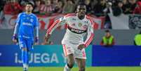 Evertton Ara&uacute;jo (Flamengo) durante jogo contra o Estudiantes, no dia 29.04.2026. Foto: DiaEsportivo / Alamy