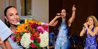Ivete Sangalo agradeceu a Shakira pelo carinho.  Foto: 