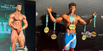 Victor Alexandre vence campeonato de fisiculturismo nos EUA ap&oacute;s meses de prepara&ccedil;&atilde;o intensa  Foto: Montagem: Reprodu&ccedil;&atilde;o/Redes Sociais / Sport Life