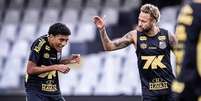 Robinho Jr. no CT Rei Pel&eacute; &ndash;  Foto: Raul Baretta / Santos FC / Jogada10