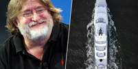 Gabe Newell e iate  Foto: Ocean / Xataka