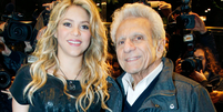 Shakira e o pai, William Mebarak, em 2011 Foto: Europa Press/Europa Press via Getty Images