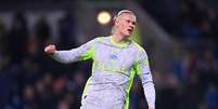 Erling Haaland (Manchester City) durante jogo contra o Burnley, no dia 22.04.2026. Foto: Every Second Media / Alamy